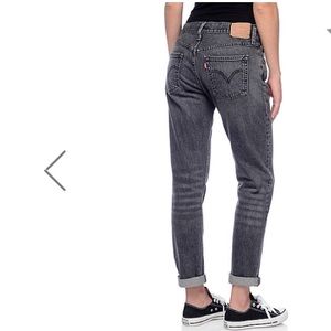 Levi's 501CT Washed Black Coast Mid Jeans